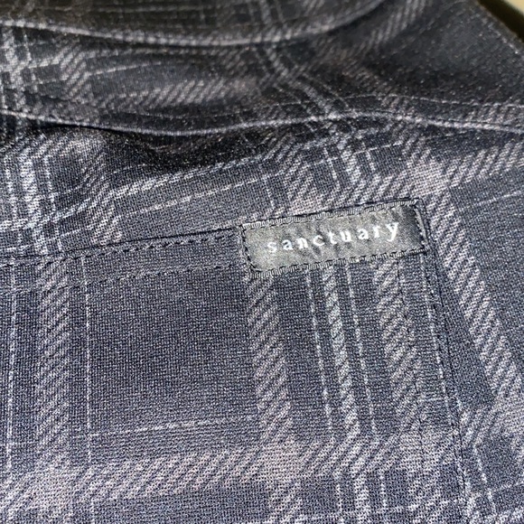 Sanctuary Black and Gray Leggings Skinny/straight leggings Size Large - Picture 5 of 7